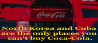 Why Coca-Cola is not sold in Cuba and North Korea?